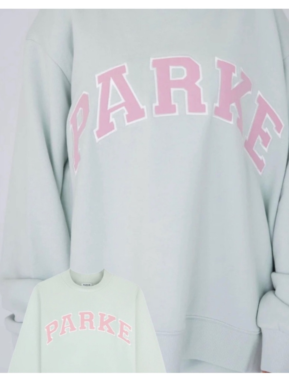 🎀PARKE Something Blue + Sprinkle🎀 Mockneck! Size L/XL! EUC! Birthday #3 Drop!